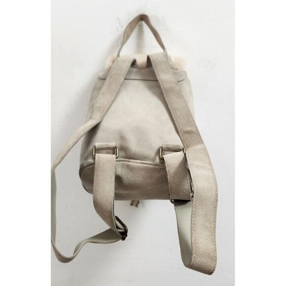 Women\'s UGG AUSTRALIA beige Suede Shearling Mini Backpack main image 12